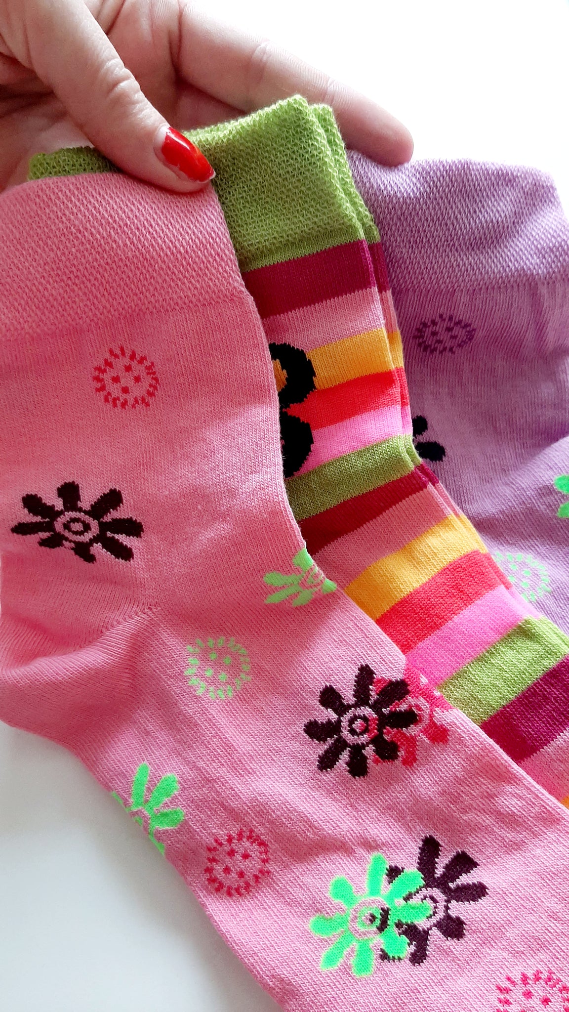 BOMBAŽNE NOGAVICE POL KRATKE