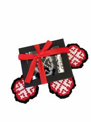 Slovetno nogavička in medeni balzam za ustnice