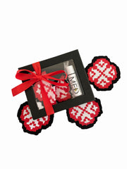 Slovetno nogavička in medeni balzam za ustnice