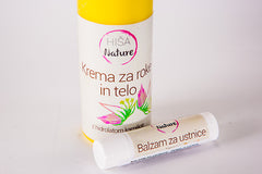 SET - krema za roke in telo & balzam za ustnice