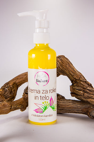 Krema za roke in telo z IZVLEČKOM KORENČKA